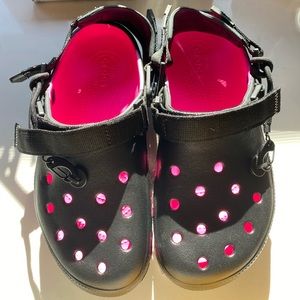 CROCS DUET MAX 2 POST MALONE BLACK MENS 8 WOMENS 10